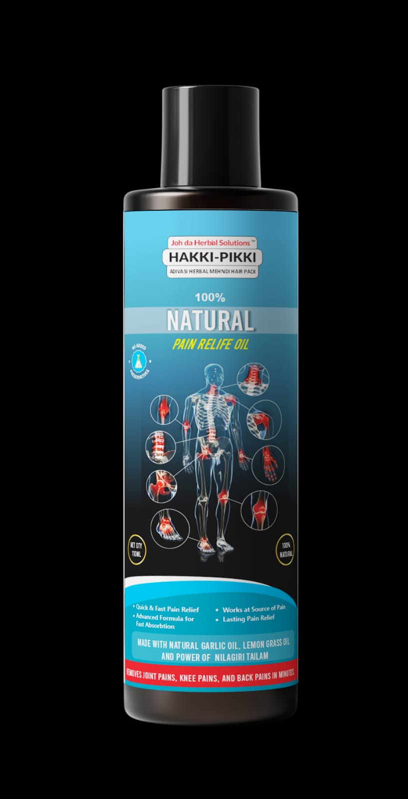 Raichel-herbs Pain relief oil 250ml