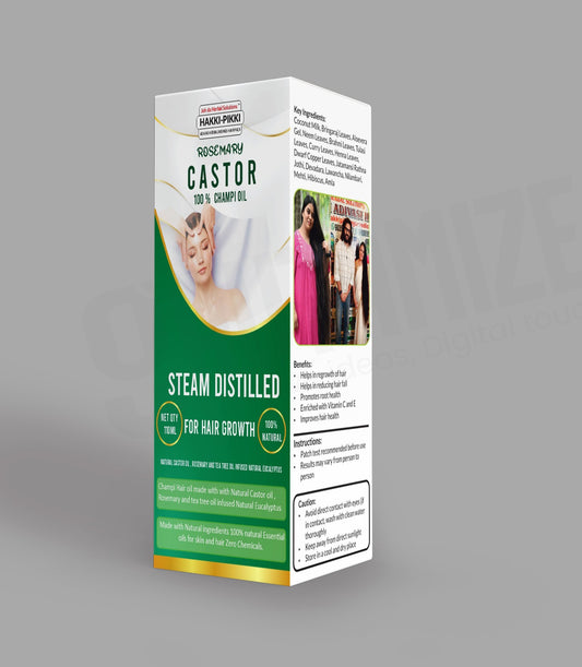 Raichel-herbs 100% castor  Champi oil